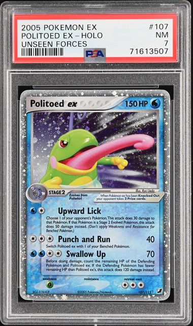 Politoed EX #107 (Unseen Forces (2005))