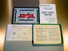 Vintage Auto-Bridge: Play It Yourself Bridge Game 1957 Complete  Instructions