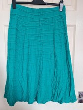 Beautiful Green David Nieper LadiesLined Skirt Size 16 VGC Smart Casual stretch 