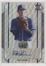 2021 Leaf Metal Draft Silver Wave Ben Kudrna #BA-BK1 Auto 0c3e