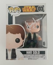 Harrison Ford Signed Han Solo Funko Pop #03 - Beckett Witnessed Autograph 