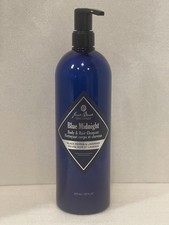 NEW Jack Black Blue Midnight Body  Hair Cleanser, Black Pepper  Lavender 33 oz