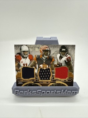 2013 Topps Triple Threads Fitzgerald Green Jones Relics Silver /36 #TTRT-FGJ