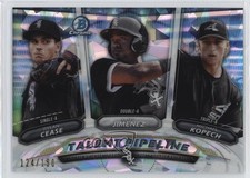 2018 Bowman Talent Pipeline Atomic Refractor Michael Kopech Eloy Jimenez 2r1