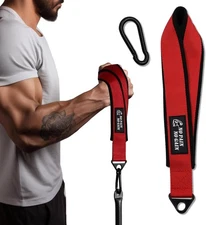 Arm Wrestling Training Strap Belt Hand Grip Arm Finger Forearm Exerciser Strengt