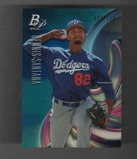 2018 Bowman Platinum Dennis Santana Blue Top Prospect TOP-27 /150 LA Dodgers