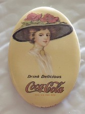 Vintage 1973 Memorabilia Coca Cola Pocket Mirror Very Good