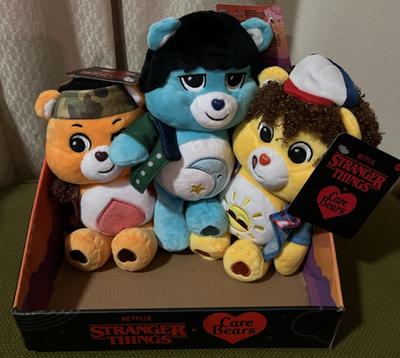 NEW 2025 Netflix Care Bears x Stranger Things FULL SET OF 5 WITH