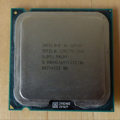 Intel Pentium Core 2 Duo E8400 SLB9J 2 x 3.00GHZ 1333MHZ FSB Sockel 775