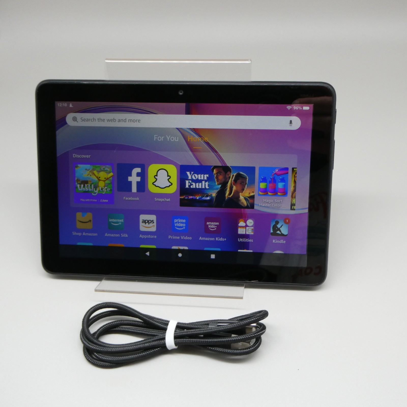 Amazon Fire HD 8 Kids 12th Gen 32GB Tablet -NO ADS-2GB RAM WiFi Alexa R2SP8T