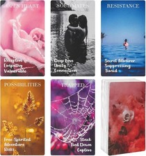 Oracle Cards, 78 PCS Love Cards Deck with Meaning on Them, Love...