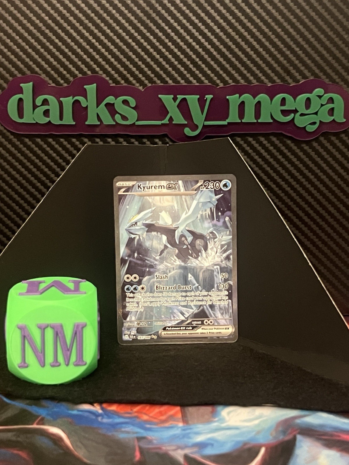 Pokemon TCG Kyurem EX Black Bolt Sir Special Illustration Card 165/086 Near Mint