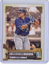 2022 Topps Gypsy Queen Baseball Cal Raleigh RC Rookie Seattle Mariners #185