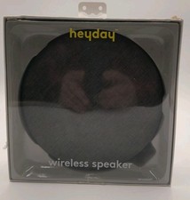 Heyday Round Bluetooth Wireless Speaker - Rechargeable 33 Ft. Range New 