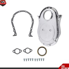 Polish Aluminum Timing Chain Cover Kit For Big Block Chevy 396-454 427 402 Bbc Polish Aluminum Timing Chain Cover Kit For Big Block Chevy 396-454 427 402 Bbc