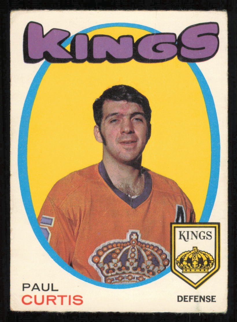 Paul Curtis #4 Hockey Cards 1971 O-Pee-Chee trading card — raw and PSA graded price guide