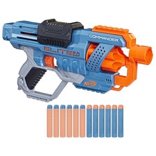 NERF Elite 2.0 Commander RD-6 Dart Blaster, 12 Darts, Medium, Multicolor