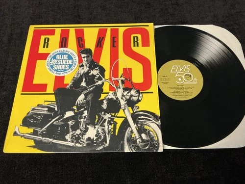 ELVIS PRESLEY LP AFM1-5182 THE ROCKER IN SHRINK WITH HYPE STICKER NM TO MINT