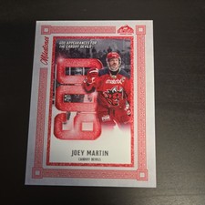JOEY MARTIN CARDIFF DEVILS MILESTONES 25/26 SERIES 2 HOCKEY TRADING CARD