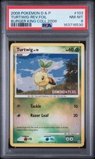 2007 Pokemon Diamond & Pearl 103 Turtwig Reverse Foil Burger King 2008 PSA 8 on eBay