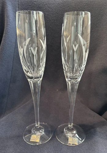 Set Of 2 Mikasa Calla Lily Champagne Flute (3591261)