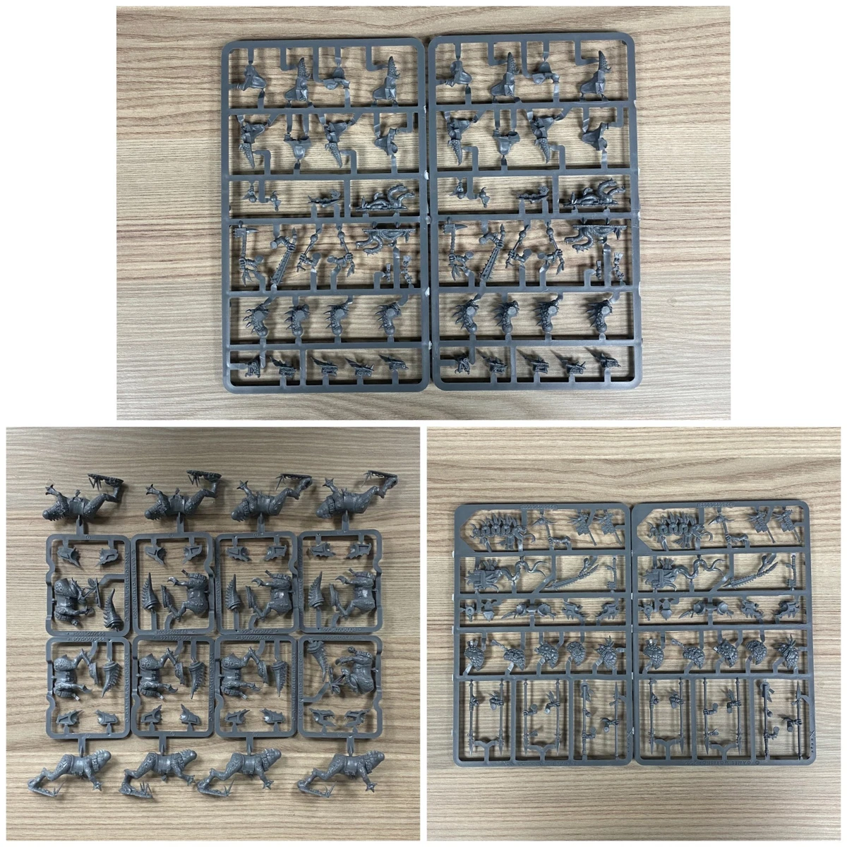 Figurines Warhammer Old World - Seraphon Saurus Guerriers Lance - Démontées Non Peintes