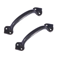 2PCS Copper Handle Window Handle Door Handle(Black) Vintage Knob