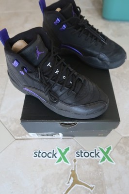 Nike Jordan 12 Retro Black/ Concord  5.5 Youth DH0905-005 Black/Purple