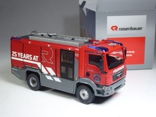 (KI-02-43) Wiking Rosenbauer AT MAN TGM Feuerwehr "25 Jahre" in 1:43 in OVP