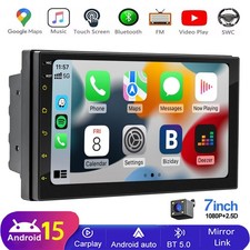 7inch Double 2Din Car Stereo Head Units Radio GPS NAVI Bluetooth FM WIFI Camera