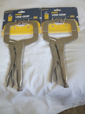 (2)-Irwin Vise-Grip 11R Locking C-Clamp