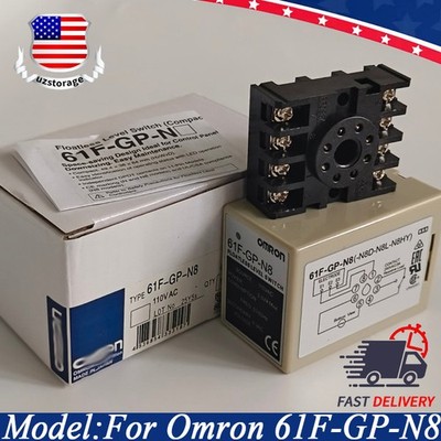 1PCS New In Box For Omron 61FGPN8 61F-GP-N8 Floatless Level Switch 110VAC