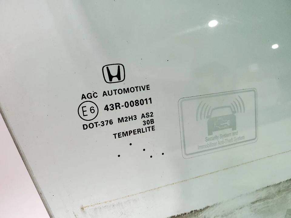 Honda CR-V EX 2012 2013 OEM puerta delantera derecha vidrio Foto 3 de 4