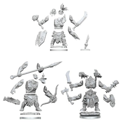 Dungeons & Dragons Frameworks Orc Miniatures 7-Fig Multi-Pack Wizkids 75066