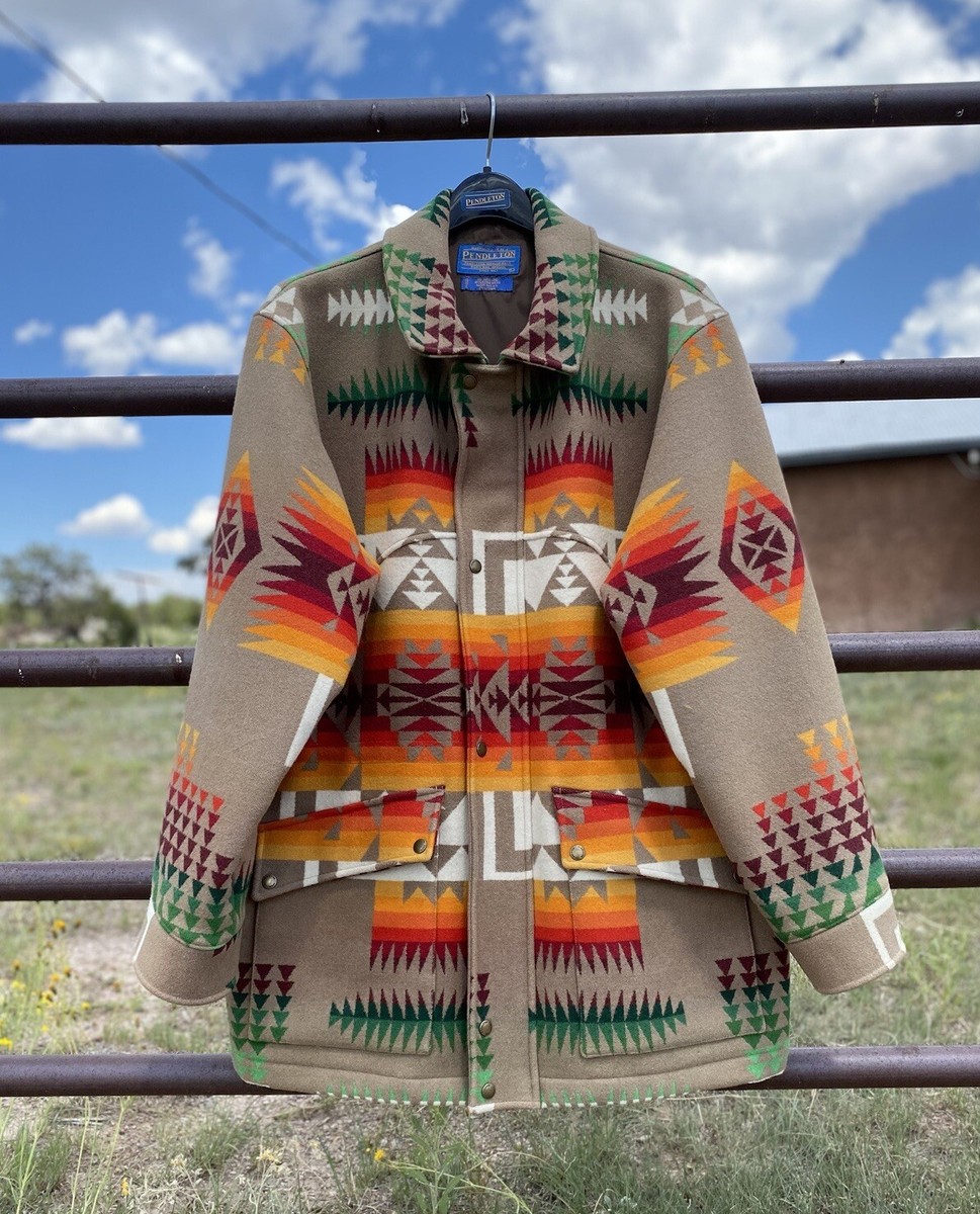 Vintage Pendleton Wool Blanket Coat 80s 90s Men's L/XL l Vintage Pendleton Wool Blanket Coat 80s 90s Men's L/XL l