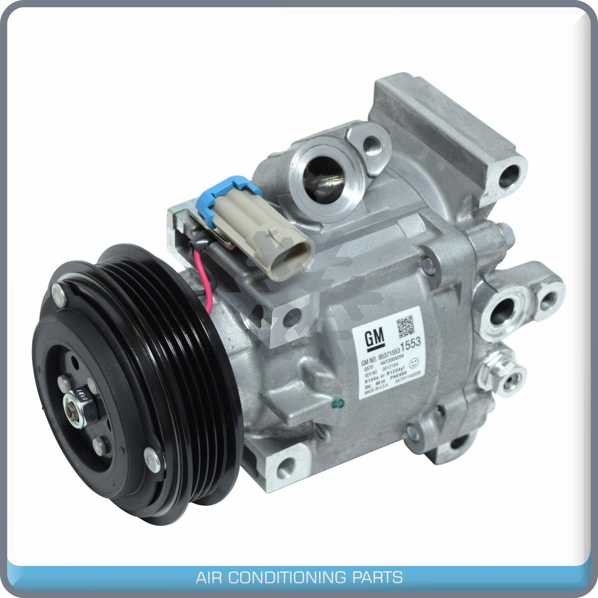 New A/C Compressor For 2009-2015 Chevrolet Spark - Piston Type, 1 Year Warranty