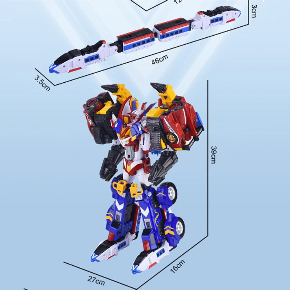 6 IN 1 Master V Ultimate Tobot Transformation Robot Cartoon