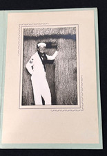 WWII US US Navy Sailor Matted Photo