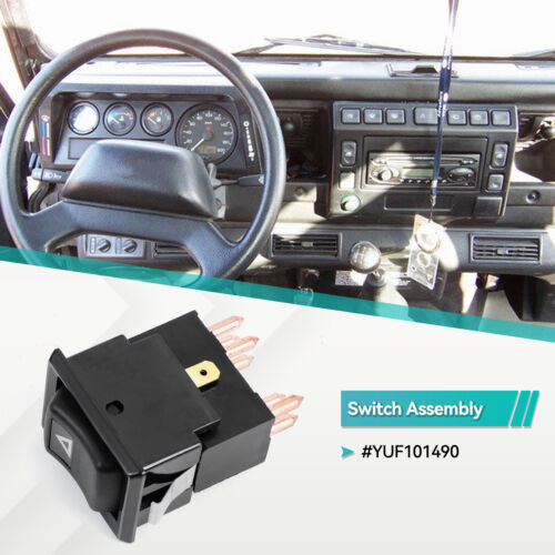 FOR LAND ROVER DEFENDER 90 110 130 CAR DASH PANEL HAZARD LIGHT SWITCH YUF101490 - Picture 3 of 8