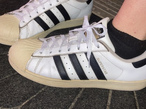 90s adidas Superstar vintage sneakers Old School Hip Hop Skater Punk sneakers - Picture 2 of 7