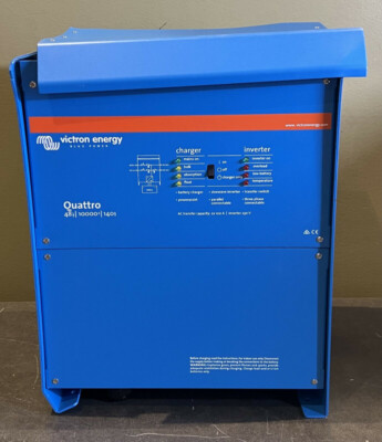 VICTRON ENERGY QUA483100100 QUATTRO 48 VDC 10,000W INVERTER/CHARGER