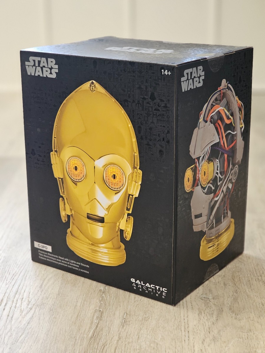 Disney Star Wars C-3PO C3PO C3P0 Head Bust Helmet - Lights