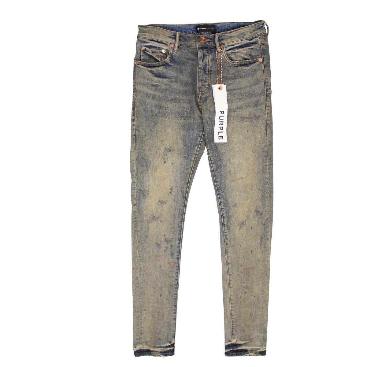 新品 PURPLE BRAND OIL SPILL スキニーデニム 30 PURPLE Men's Oil Spill Skinny Jeans | Neiman Marcus