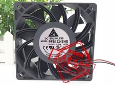 Delta PFB1224EHE 12038 DC24V 1.08A 12CM 2-Wire Inverter Cooling Fan