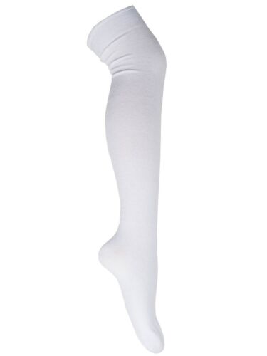 Overknees Ringelstrümpfe gestreift uni Überkniestrümpfe Kostüm Overknee Qualität - Bild 11 von 13