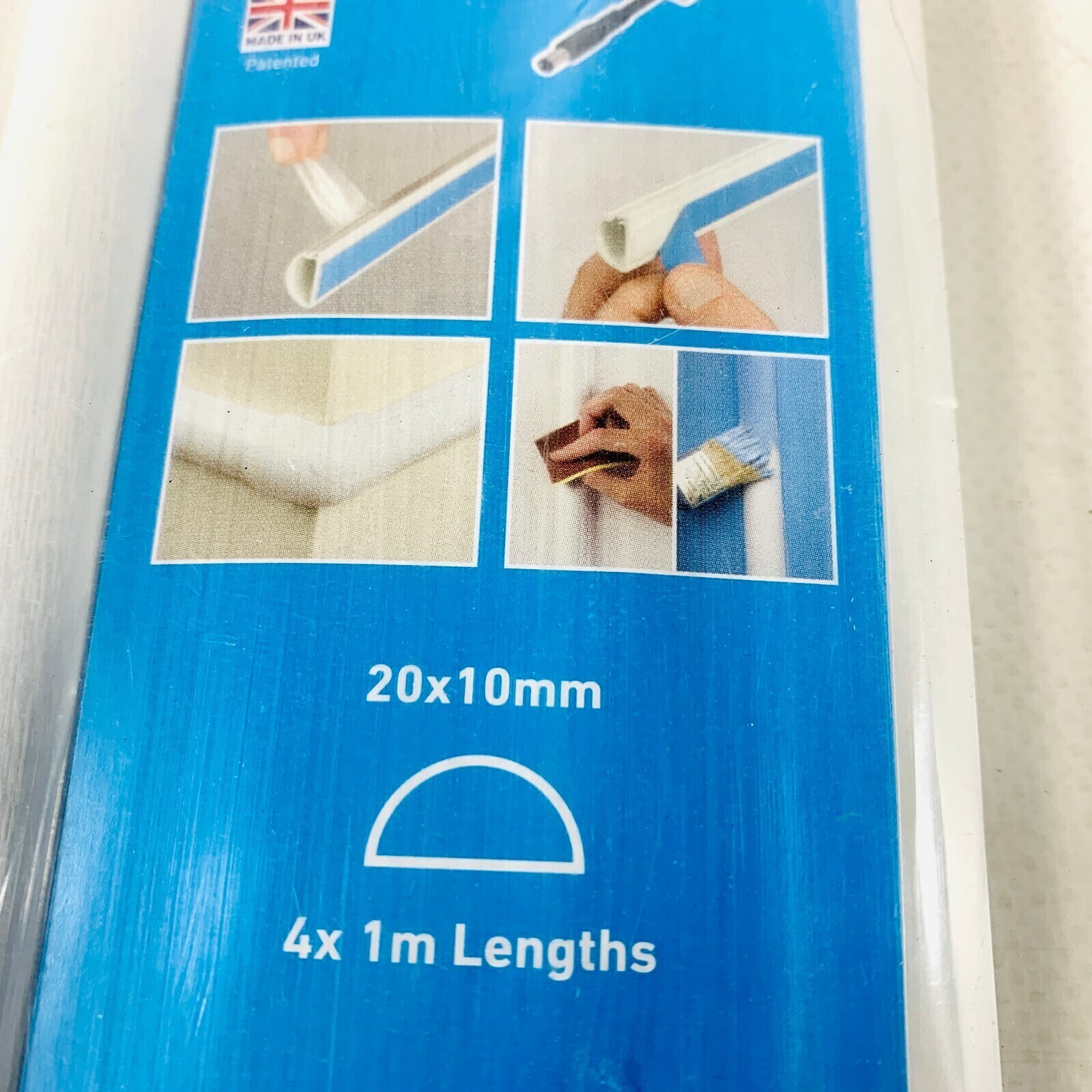 FIXCHORD Kabelkanal Selbstklebend 15x10mm - Kabelführung 1m Schwarz