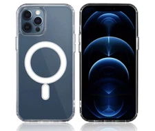 For Apple iPhone 16 Pro Max Clear Case Shockproof Mag Safe Cover Transparent