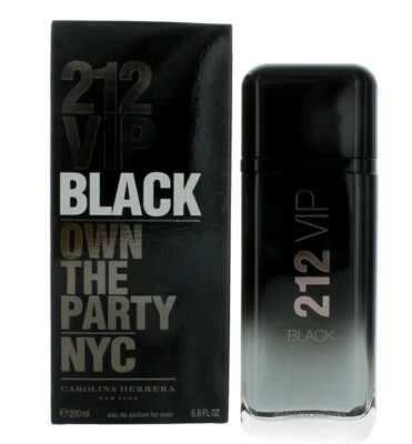 212 VIP Black by Carolina Herrera 6.8 oz Eau De Parfum Spray Men's New & Sealed