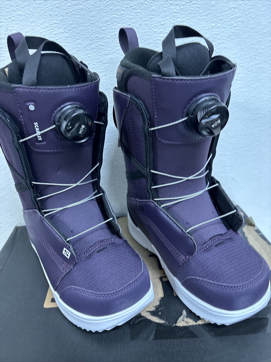Salomon Scarlet BOA Woman's Size Snowboard Boots #2R1