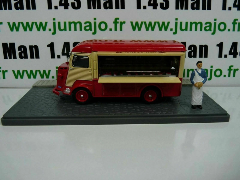PU3 Voiture 1/43 ELIGOR Petits Utilitaires CITROEN Type H Y Boucher charcutier - Photo 2/4